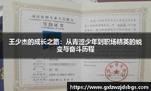 王少杰的成长之路：从青涩少年到职场精英的蜕变与奋斗历程