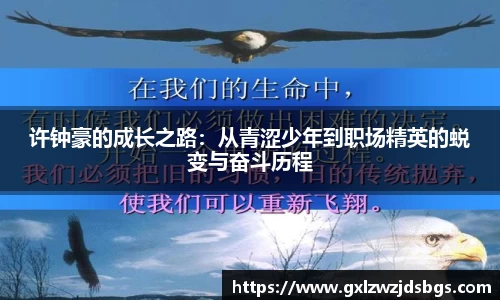 许钟豪的成长之路：从青涩少年到职场精英的蜕变与奋斗历程